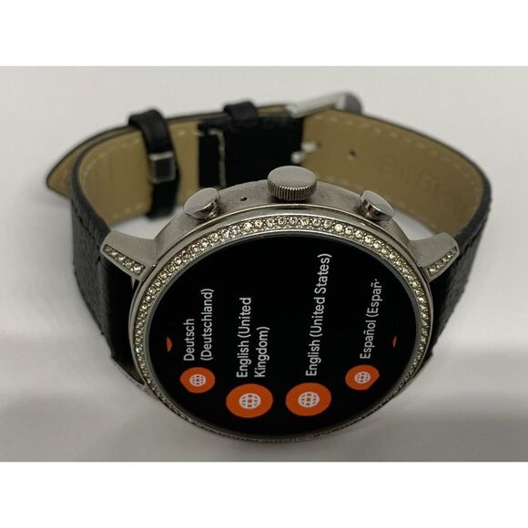 Fossil Gen 4 Authentic Digital Dial Smart Watch Custom Band FTW6016 ZA588 - Picture 8 of 12